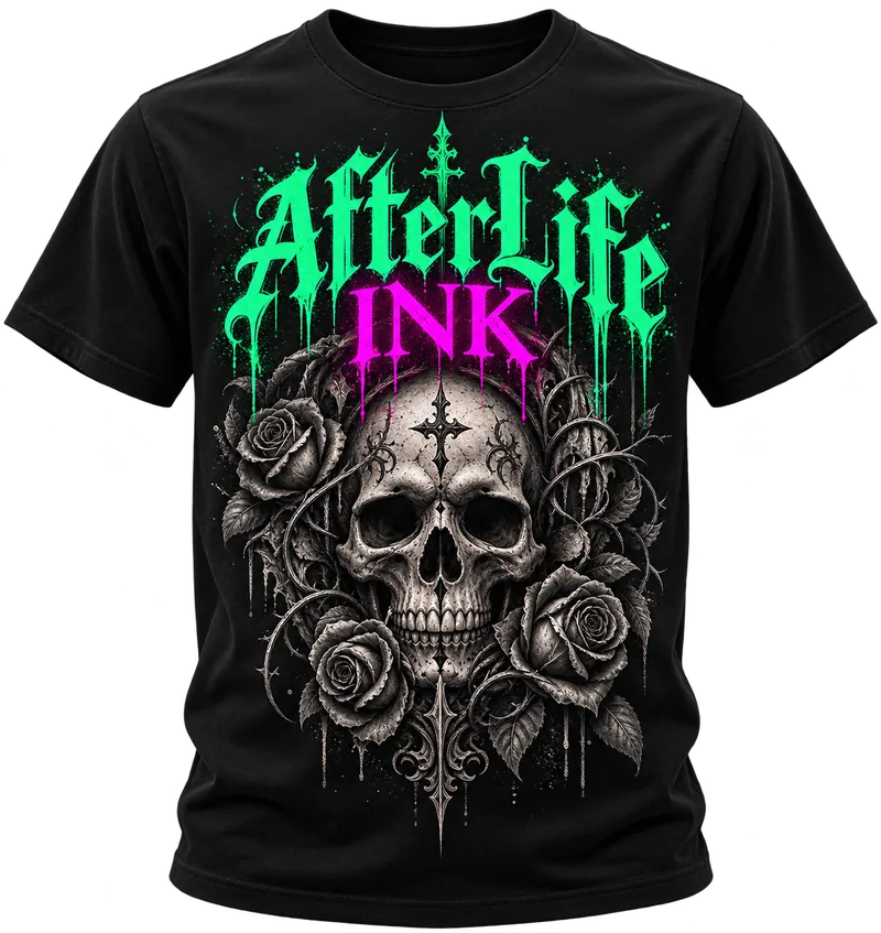 AfterLife Ink t-shirts